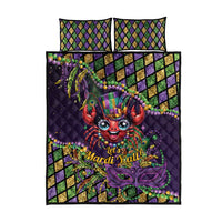 Mardi Gras Crawfish Quilt Bed Set Let's Mardi Y'all - Wonder Print Shop