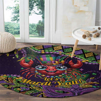 Mardi Gras Crawfish Round Carpet Let's Mardi Y'all - Wonder Print Shop