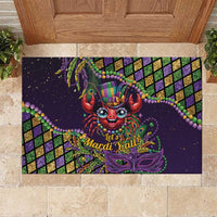 Mardi Gras Crawfish Rubber Doormat Let's Mardi Y'all - Wonder Print Shop