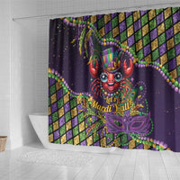Mardi Gras Crawfish Shower Curtain Let's Mardi Y'all - Wonder Print Shop