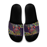 Mardi Gras Crawfish Slide Sandals Let's Mardi Y'all - Wonder Print Shop