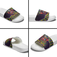 Mardi Gras Crawfish Slide Sandals Let's Mardi Y'all - Wonder Print Shop