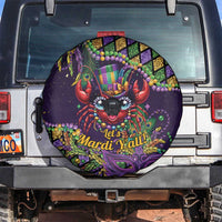 Mardi Gras Crawfish Spare Tire Cover Let's Mardi Y'all - Wonder Print Shop
