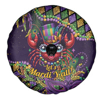 Mardi Gras Crawfish Spare Tire Cover Let's Mardi Y'all - Wonder Print Shop
