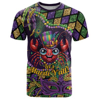 Mardi Gras Crawfish T Shirt Let's Mardi Y'all - Wonder Print Shop