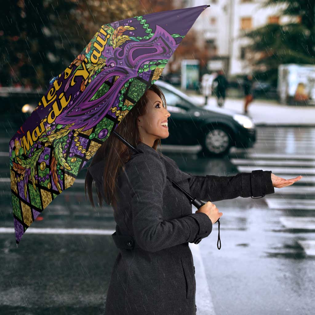 Mardi Gras Crawfish Umbrella Let's Mardi Y'all - Wonder Print Shop