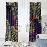 Mardi Gras Crawfish Window Curtain Let's Mardi Y'all - Wonder Print Shop