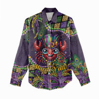 Mardi Gras Crawfish Women Casual Shirt Let's Mardi Y'all - Wonder Print Shop
