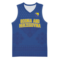 Custom Bosnia and Herzegovina Football 2026 Basketball Jersey Zmijanje Embroidery Pride