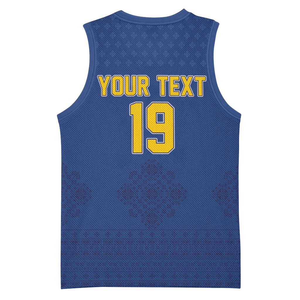 Custom Bosnia and Herzegovina Football 2026 Basketball Jersey Zmijanje Embroidery Pride