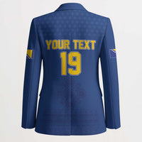 Custom Bosnia and Herzegovina Football 2026 Blazer Zmijanje Embroidery Pride