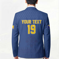 Custom Bosnia and Herzegovina Football 2026 Blazer Zmijanje Embroidery Pride