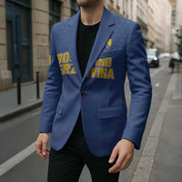Custom Bosnia and Herzegovina Football 2026 Blazer Zmijanje Embroidery Pride