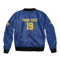 Custom Bosnia and Herzegovina Football 2026 Bomber Jacket Zmijanje Embroidery Pride