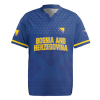 Custom Bosnia and Herzegovina Football 2026 Rugby Jersey Zmijanje Embroidery Pride