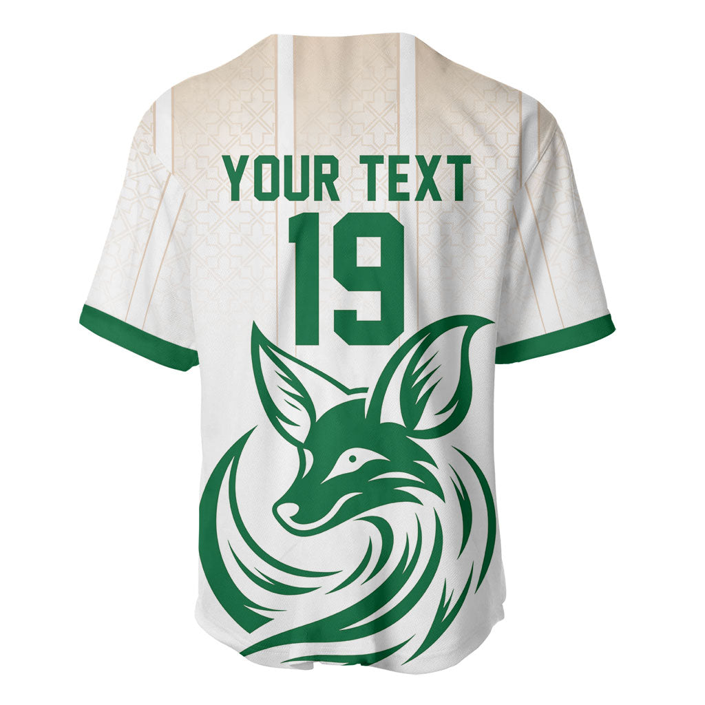 Custom World Football 2026 Algeria Baseball Jersey Les Fennecs Desert Fox Pride