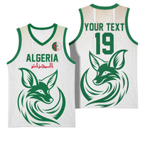 Custom World Football 2026 Algeria Basketball Jersey Les Fennecs Desert Fox Pride