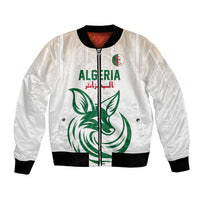 Custom World Football 2026 Algeria Bomber Jacket Les Fennecs Desert Fox Pride