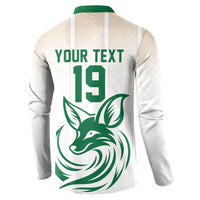 Custom World Football 2026 Algeria Button Sweatshirt Les Fennecs Desert Fox Pride
