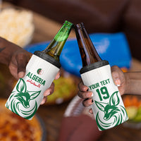 Custom World Football 2026 Algeria 4 in 1 Can Cooler Tumbler Les Fennecs Desert Fox Pride