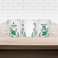 Custom World Football 2026 Algeria Ceramic Mug Les Fennecs Desert Fox Pride