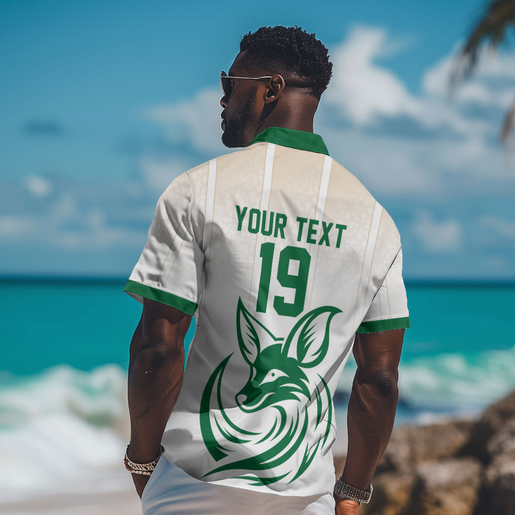 Custom World Football 2026 Algeria Hawaiian Shirt Les Fennecs Desert Fox Pride