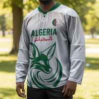 Custom World Football 2026 Algeria Hockey Jersey Les Fennecs Desert Fox Pride