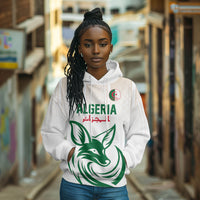 Custom World Football 2026 Algeria Hoodie Les Fennecs Desert Fox Pride