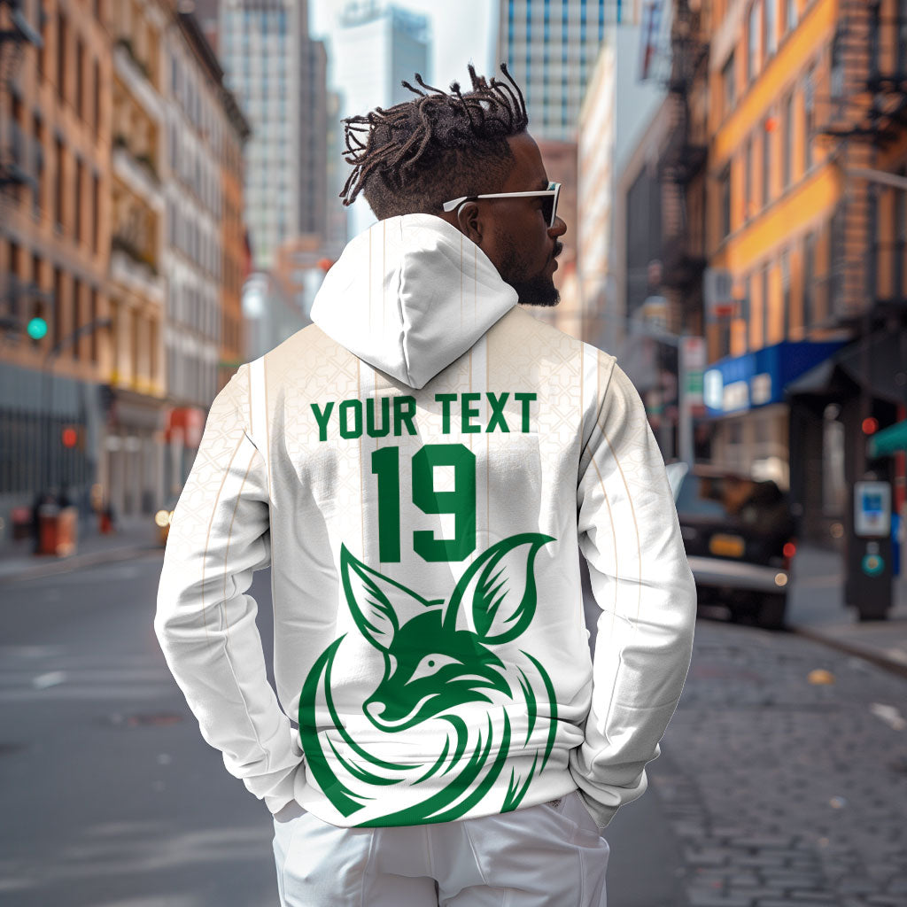 Custom World Football 2026 Algeria Hoodie Les Fennecs Desert Fox Pride