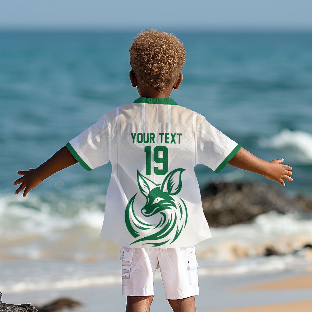 Custom World Football 2026 Algeria Kid Hawaiian Shirt Les Fennecs Desert Fox Pride