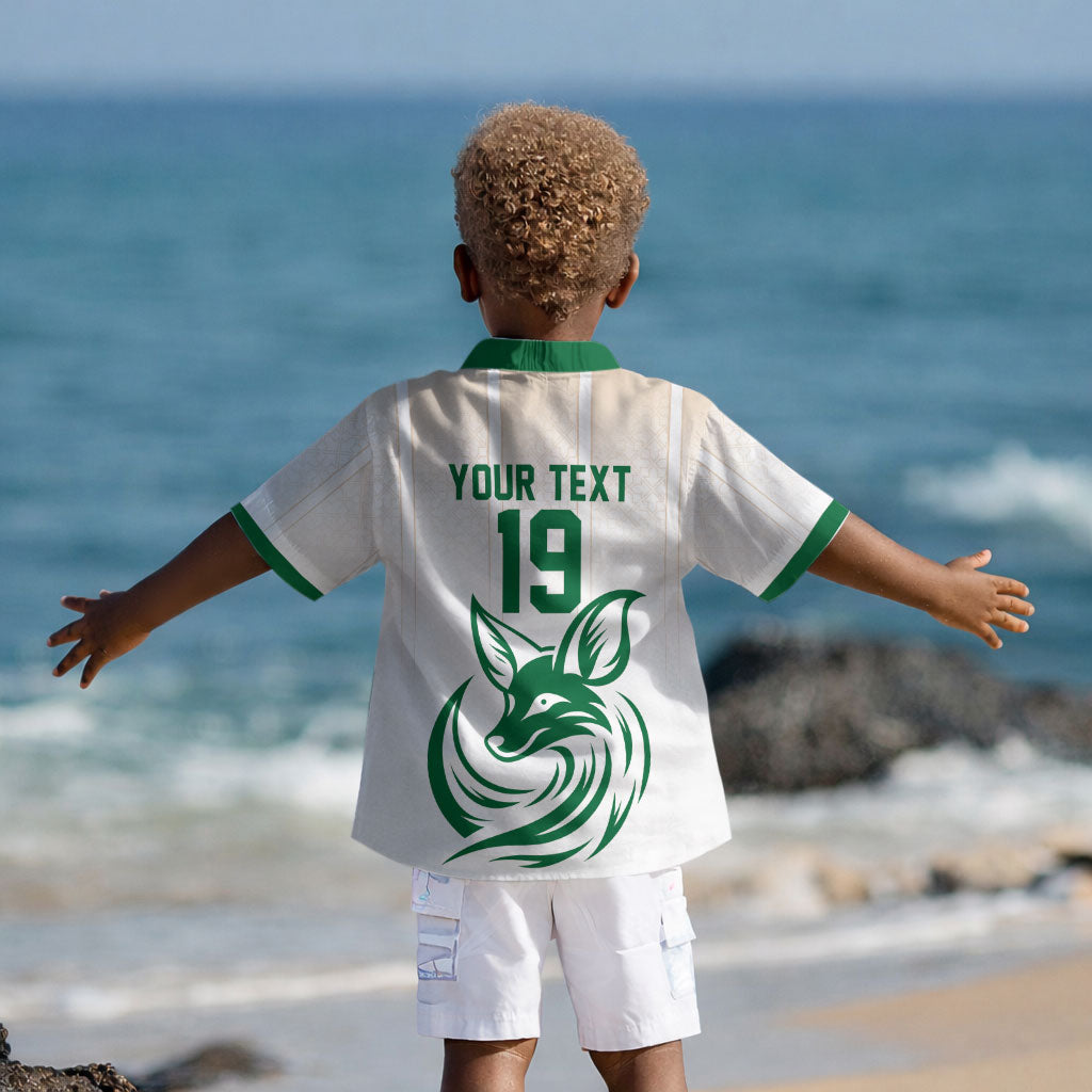 Custom World Football 2026 Algeria Kid Hawaiian Shirt Les Fennecs Desert Fox Pride LT19