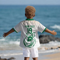 Custom World Football 2026 Algeria Kid Hawaiian Shirt Les Fennecs Desert Fox Pride LT19
