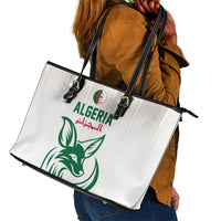 World Football 2026 Algeria Leather Tote Bag Les Fennecs Desert Fox Pride