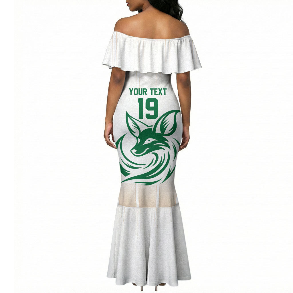 Custom World Football 2026 Algeria Mermaid Dress Les Fennecs Desert Fox Pride