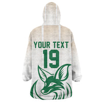 Custom World Football 2026 Algeria Wearable Blanket Hoodie Les Fennecs Desert Fox Pride