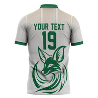 Custom World Football 2026 Algeria Zipper Polo Shirt Les Fennecs Desert Fox Pride