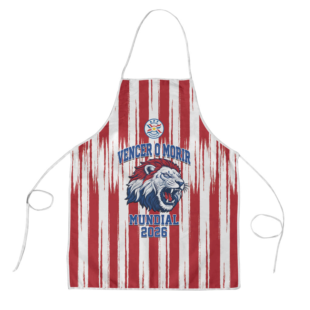 Paraguay Football Mundial 2026 Apron Lion Vencer O Morir Supporter