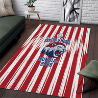 Paraguay Football Mundial 2026 Area Rug Lion Vencer O Morir Supporter