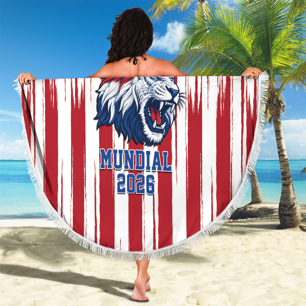 Paraguay Football Mundial 2026 Beach Blanket Lion Vencer O Morir Supporter