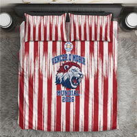 Paraguay Football Mundial 2026 Bedding Set Lion Vencer O Morir Supporter