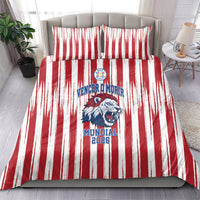 Paraguay Football Mundial 2026 Bedding Set Lion Vencer O Morir Supporter