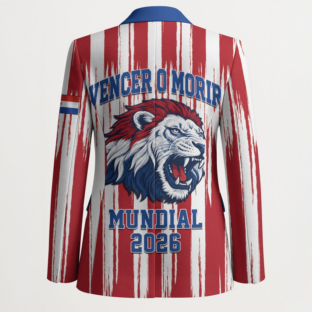 Paraguay Football Mundial 2026 Blazer Lion Vencer O Morir Supporter