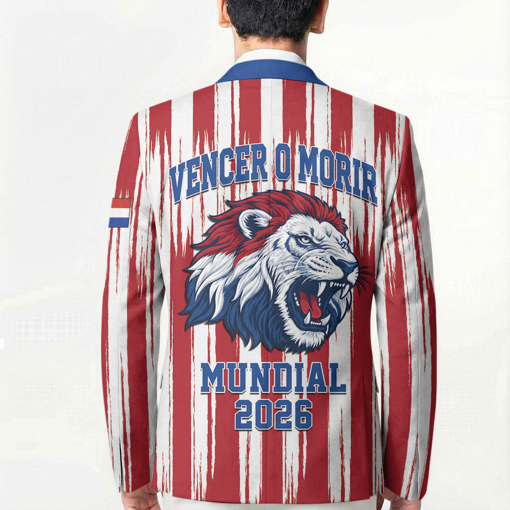 Paraguay Football Mundial 2026 Blazer Lion Vencer O Morir Supporter