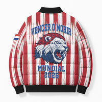 Paraguay Football Mundial 2026 Bomber Puffer Jacket Lion Vencer O Morir Supporter