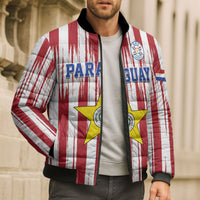 Paraguay Football Mundial 2026 Bomber Puffer Jacket Lion Vencer O Morir Supporter