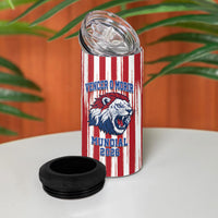 Paraguay Football Mundial 2026 4 in 1 Can Cooler Tumbler Lion Vencer O Morir Supporter