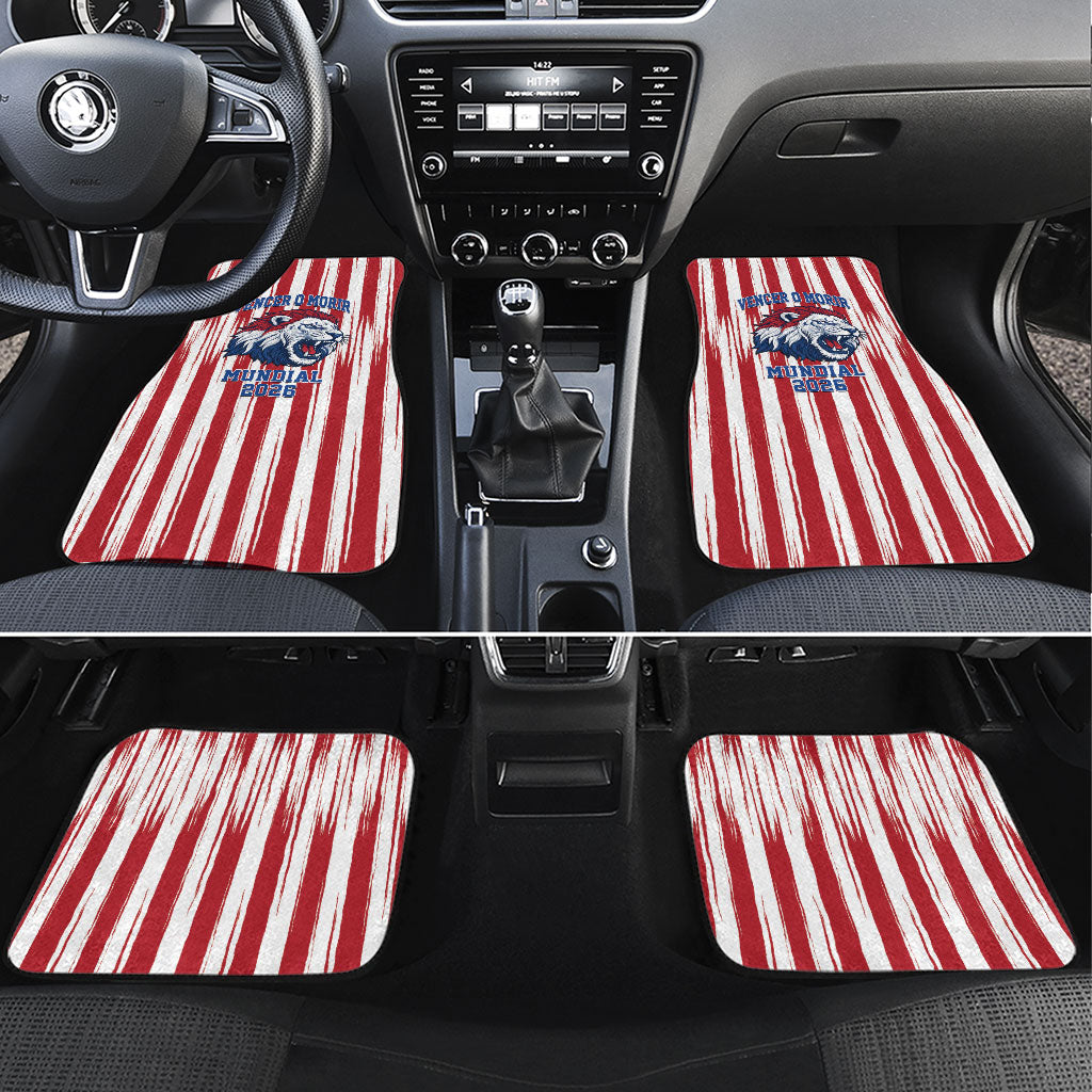 Paraguay Football Mundial 2026 Car Mats Lion Vencer O Morir Supporter