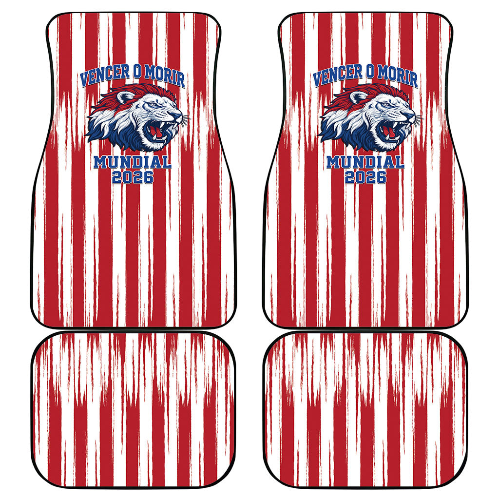 Paraguay Football Mundial 2026 Car Mats Lion Vencer O Morir Supporter