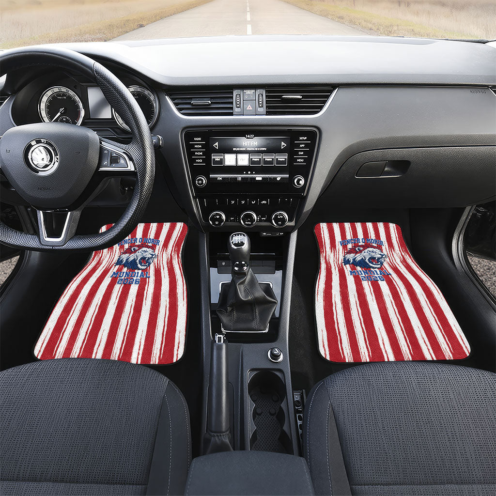 Paraguay Football Mundial 2026 Car Mats Lion Vencer O Morir Supporter