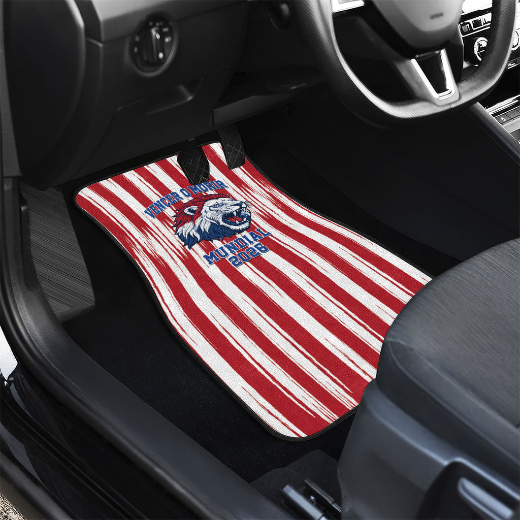 Paraguay Football Mundial 2026 Car Mats Lion Vencer O Morir Supporter